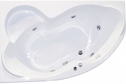 BellSan Акриловая ванна Индиго 168x110 R с гидромассажем – фотография-1